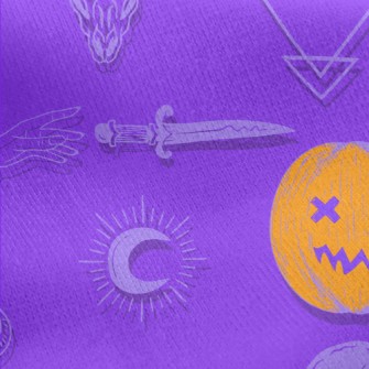 Fallen Pumpkin Skull Holy Swor Jersey Backed Fleece