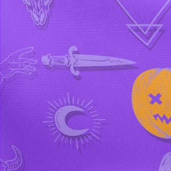 Fallen Pumpkin Skull Holy Swor Pongee