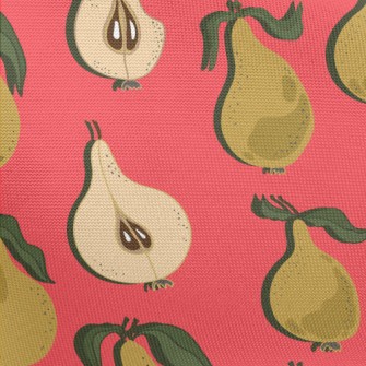 Halved And Whole Pears Pongee