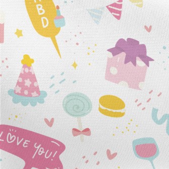 Birthday Party Cake Dessert Pa Pongee