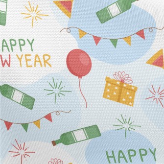 Happy New Year Balloons Gift C Pongee