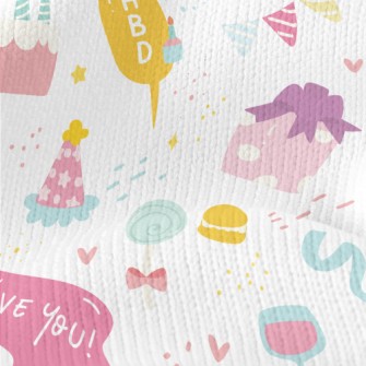 Birthday Party Cake Dessert Pa Stretch Jersey