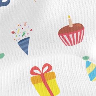 Birthday Cake Balloon Gift Pop Stretch Jersey