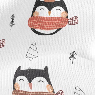 Graffiti Scarf Owl Stretch Jersey