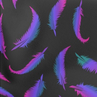 Colorful Feathers Lightweight Cotton Poplin
