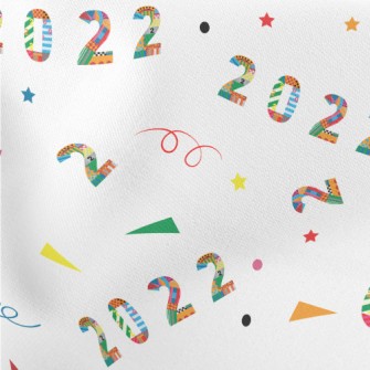 2022 New Year's Eve Patter Lightweight Cotton Poplin