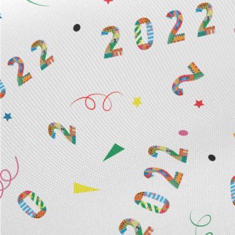 2022 New Year's Eve Patter Midweight Cotton Poplin