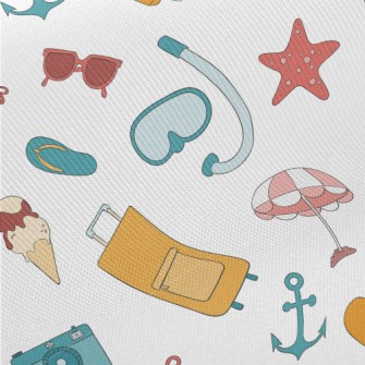 Summer Bikini Juice Starfish P Midweight Cotton Poplin