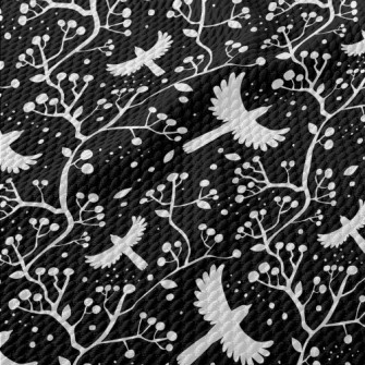 Black And White Flying Birds A Birdseye Piqué