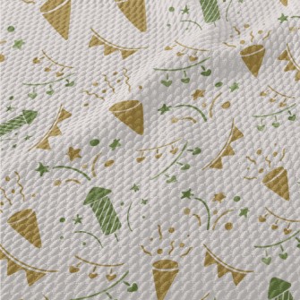 Party Firecracker Ribbon Ornam Birdseye Piqué