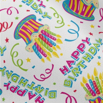 Colorful Birthday Cake Chiffon