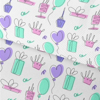 Simple Style Birthday Pattern Waterproof Oxford