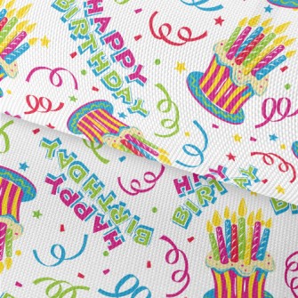 Colorful Birthday Cake Waterproof Oxford