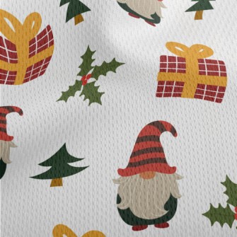 Christmas Elf With Gift Decora Athletic Mesh Flat Back