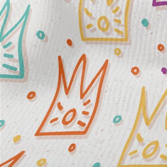 Colorful Cute Crown And Circle Terry