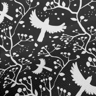 Black And White Flying Birds A Performance Linen