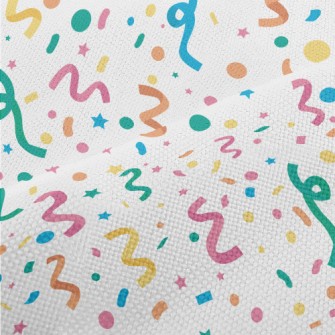 Colorful Ribbon Pattern Performance Linen