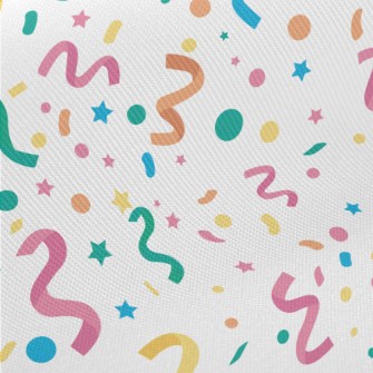Colorful Ribbon Pattern Twill