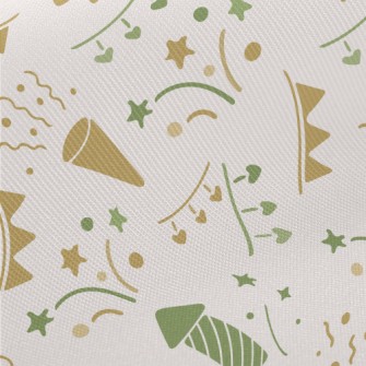 Party Firecracker Ribbon Ornam Twill