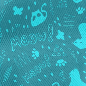 Various Cats And Geometric Pat Standard Corduroy