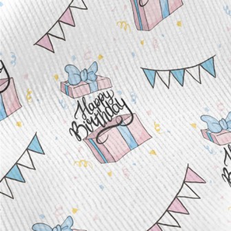 Birthday Text Coming Out Of A  Standard Corduroy