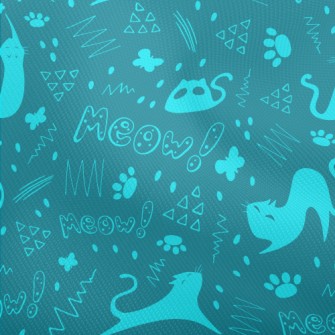 Various Cats And Geometric Pat Dobby