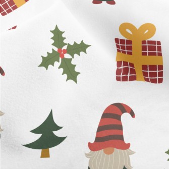 Christmas Elf With Gift Decora Micro Fleece