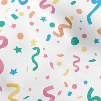 Colorful Ribbon Pattern Micro Fleece