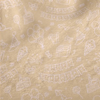 Birthday Party Cake Gift Ballo Minky