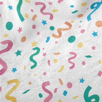 Colorful Ribbon Pattern Minky