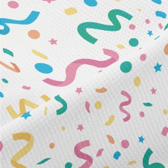 Colorful Ribbon Pattern Piqué