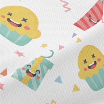 Happy Expression Cake Hat Piqué