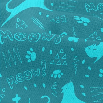 Various Cats And Geometric Pat Modern Jersey