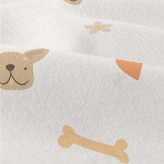 Cute Puppy And Bone Pattern Modern Jersey