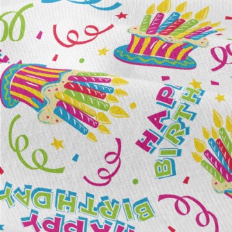 Colorful Birthday Cake Modern Jersey