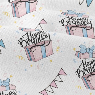 Birthday Text Coming Out Of A  Modern Jersey