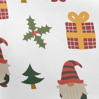 Christmas Elf With Gift Decora Pongee