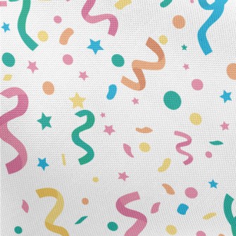 Colorful Ribbon Pattern Pongee