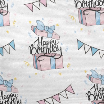 Birthday Text Coming Out Of A  Pongee