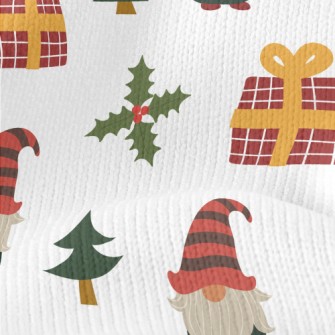 Christmas Elf With Gift Decora Stretch Jersey
