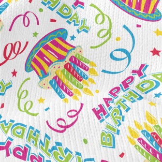 Colorful Birthday Cake Stretch Jersey