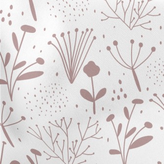 Simple Color Block Flowers And Lightweight Cotton Poplin