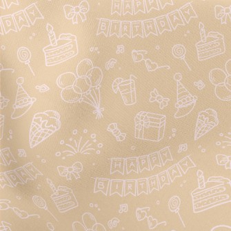 Birthday Party Cake Gift Ballo Lightweight Cotton Poplin