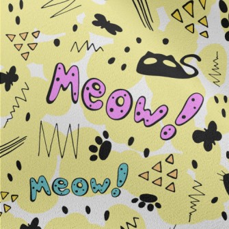 Retractable Black Cat Chiffon