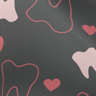 Hollow Tooth Heart Chiffon