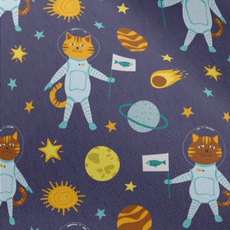 Universe Planet Space Cat Chiffon