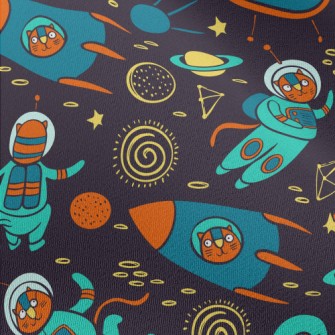 Cartoon Alien Cat Chiffon