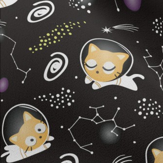 Cute Space Kitten Chiffon