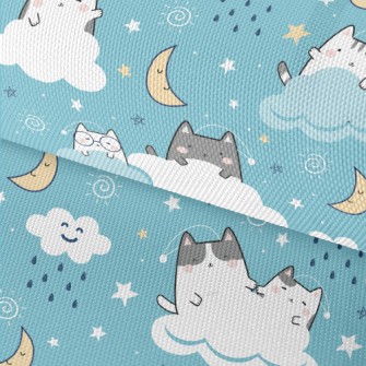 Cat On The Cloud Waterproof Oxford