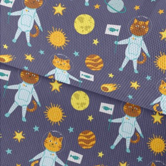 Universe Planet Space Cat Waterproof Oxford
